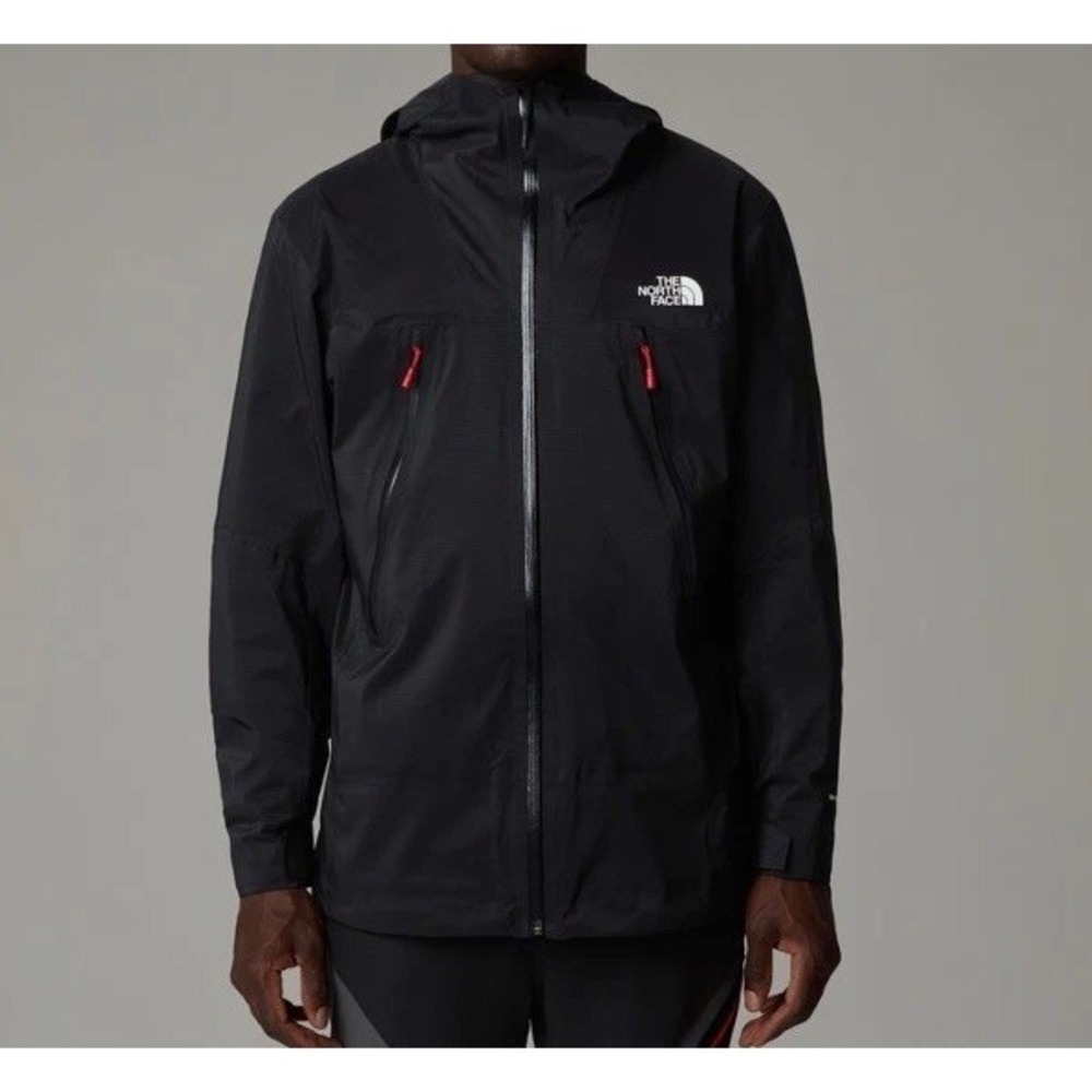 The North Face Summit Series Windstopper Jacket Mens Black Hooded Softshell M